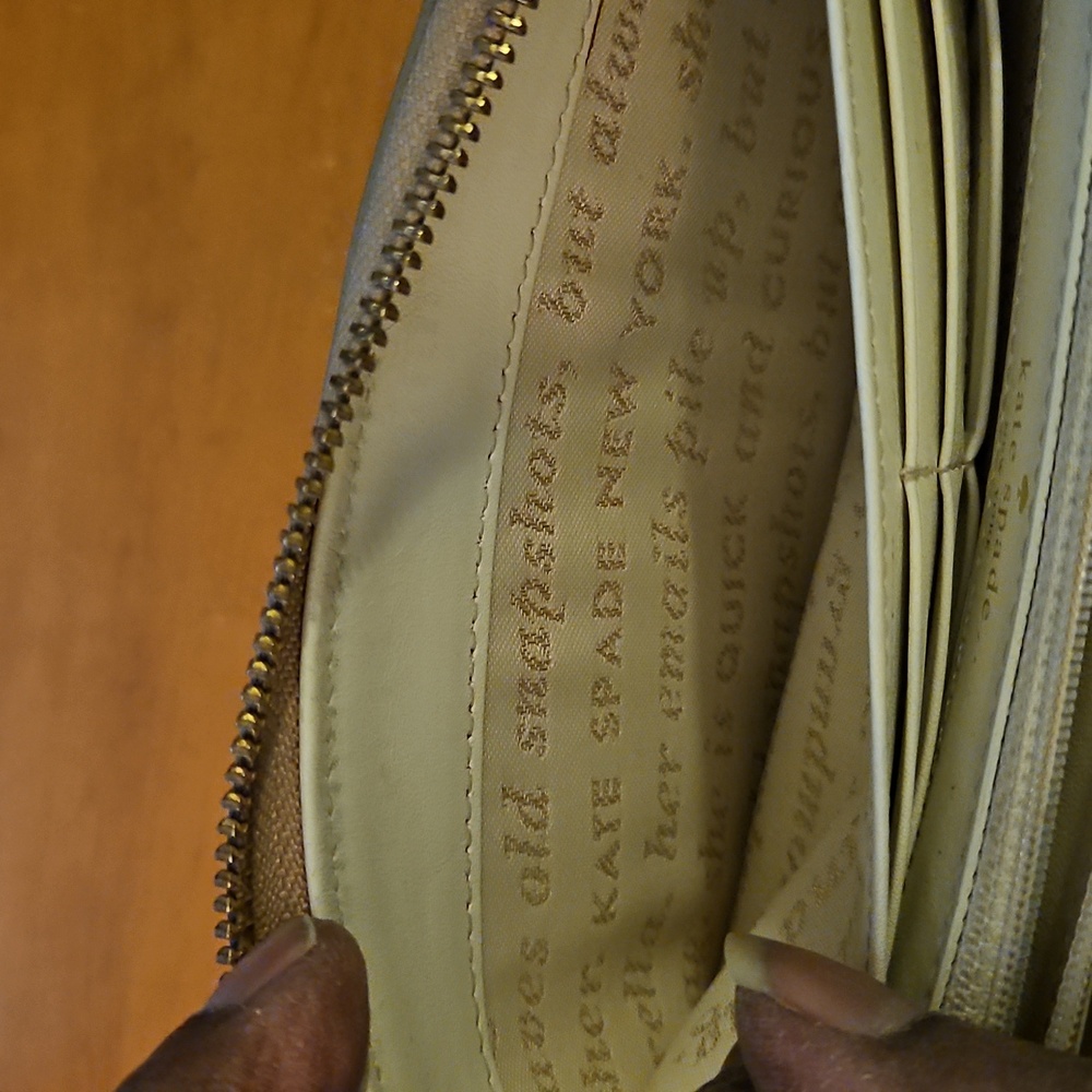 Kate Spade Metallic Gold Wallet - Picture 7 of 8